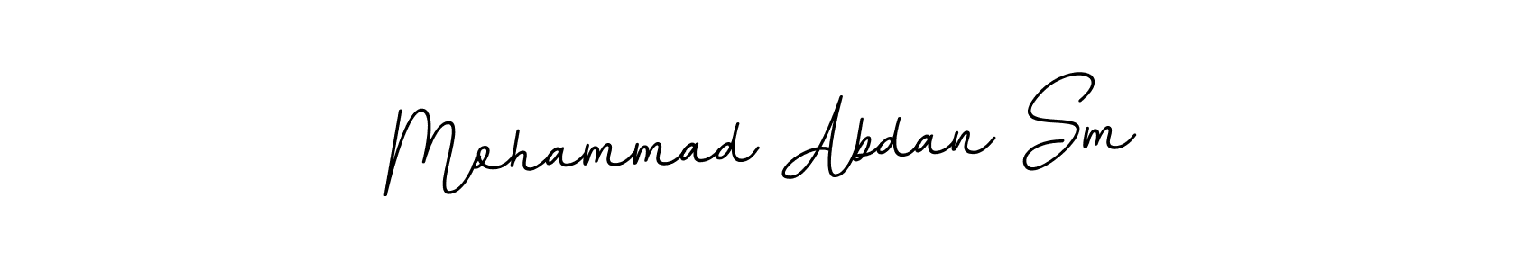 This is the best signature style for the Mohammad Abdan Sm name. Also you like these signature font (BallpointsItalic-DORy9). Mix name signature. Mohammad Abdan Sm signature style 11 images and pictures png