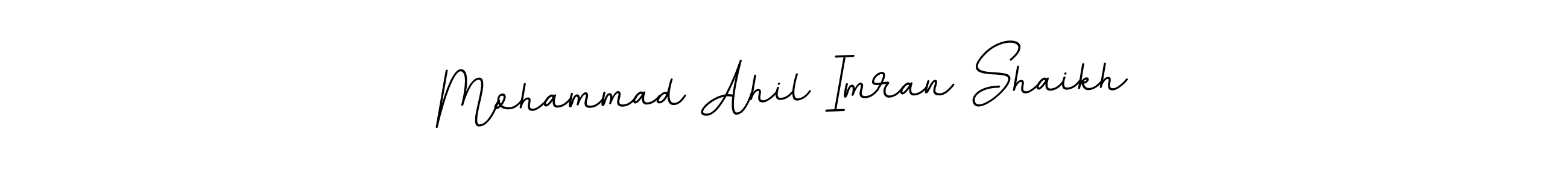Use a signature maker to create a handwritten signature online. With this signature software, you can design (BallpointsItalic-DORy9) your own signature for name Mohammad Ahil Imran Shaikh. Mohammad Ahil Imran Shaikh signature style 11 images and pictures png