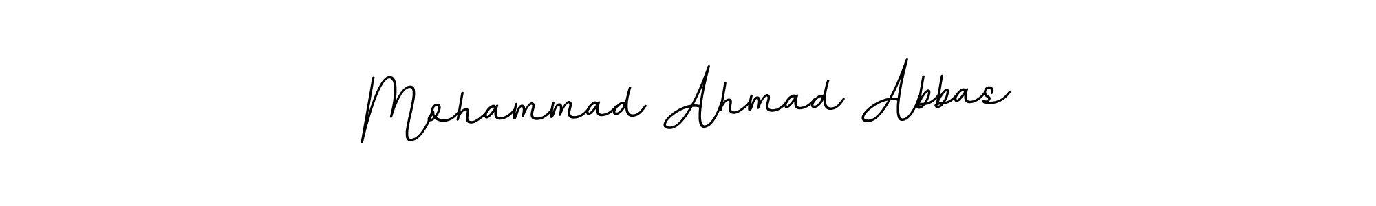 Design your own signature with our free online signature maker. With this signature software, you can create a handwritten (BallpointsItalic-DORy9) signature for name Mohammad Ahmad Abbas. Mohammad Ahmad Abbas signature style 11 images and pictures png