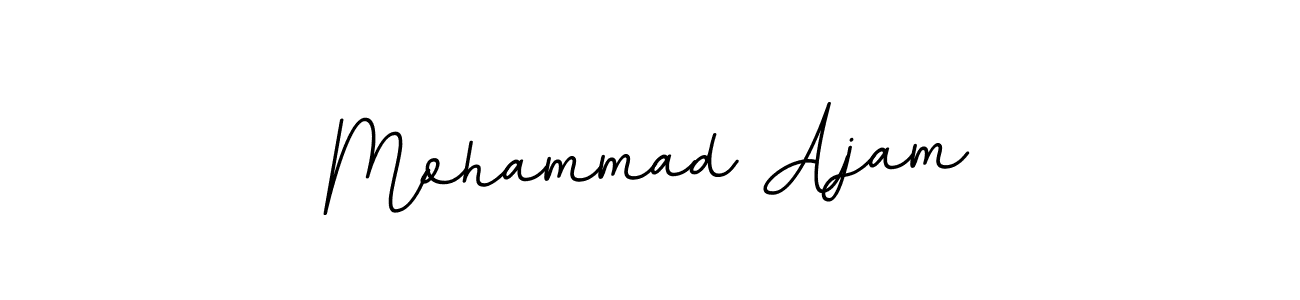 The best way (BallpointsItalic-DORy9) to make a short signature is to pick only two or three words in your name. The name Mohammad Ajam include a total of six letters. For converting this name. Mohammad Ajam signature style 11 images and pictures png