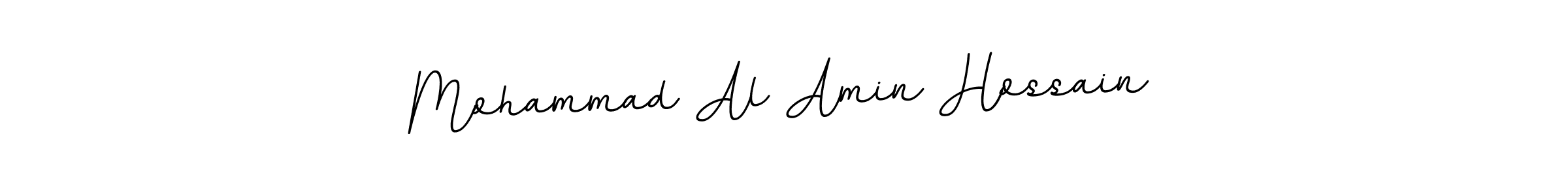 Mohammad Al Amin Hossain stylish signature style. Best Handwritten Sign (BallpointsItalic-DORy9) for my name. Handwritten Signature Collection Ideas for my name Mohammad Al Amin Hossain. Mohammad Al Amin Hossain signature style 11 images and pictures png