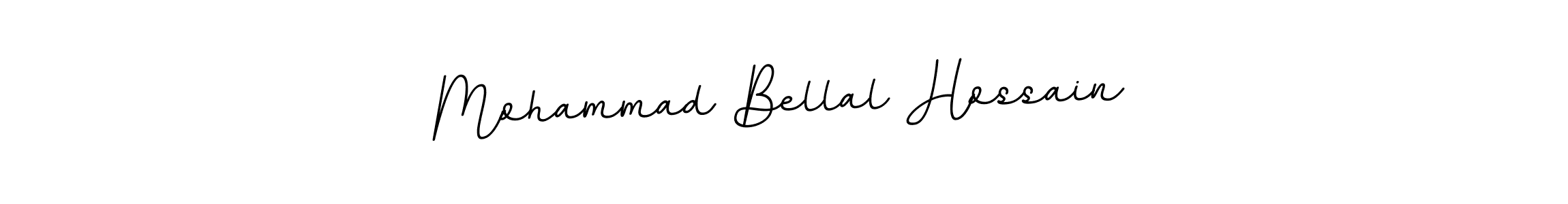 How to make Mohammad Bellal Hossain name signature. Use BallpointsItalic-DORy9 style for creating short signs online. This is the latest handwritten sign. Mohammad Bellal Hossain signature style 11 images and pictures png