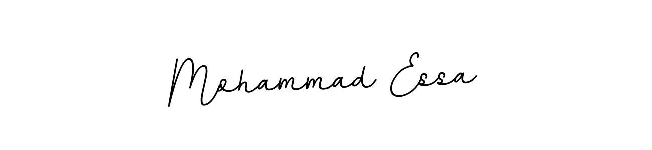 This is the best signature style for the Mohammad Essa name. Also you like these signature font (BallpointsItalic-DORy9). Mix name signature. Mohammad Essa signature style 11 images and pictures png