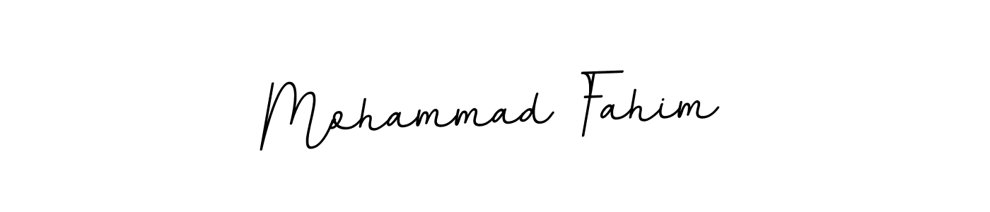 Make a beautiful signature design for name Mohammad Fahim. With this signature (BallpointsItalic-DORy9) style, you can create a handwritten signature for free. Mohammad Fahim signature style 11 images and pictures png