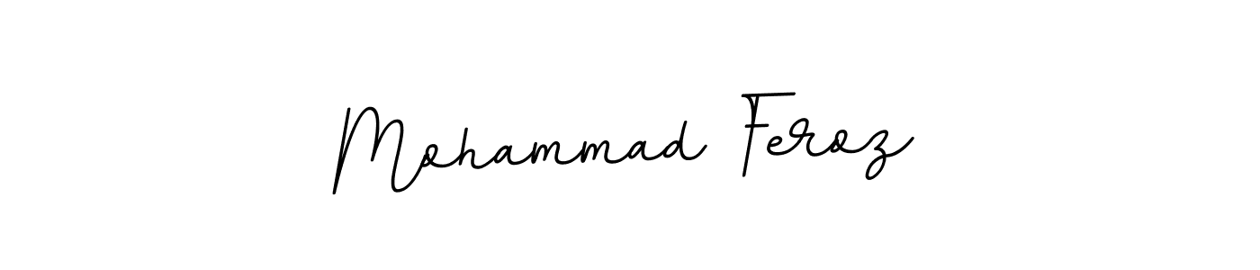 This is the best signature style for the Mohammad Feroz name. Also you like these signature font (BallpointsItalic-DORy9). Mix name signature. Mohammad Feroz signature style 11 images and pictures png