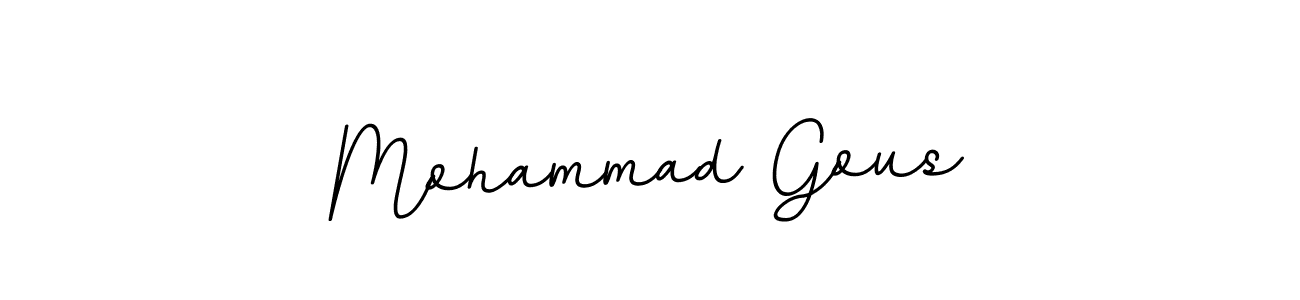 The best way (BallpointsItalic-DORy9) to make a short signature is to pick only two or three words in your name. The name Mohammad Gous include a total of six letters. For converting this name. Mohammad Gous signature style 11 images and pictures png