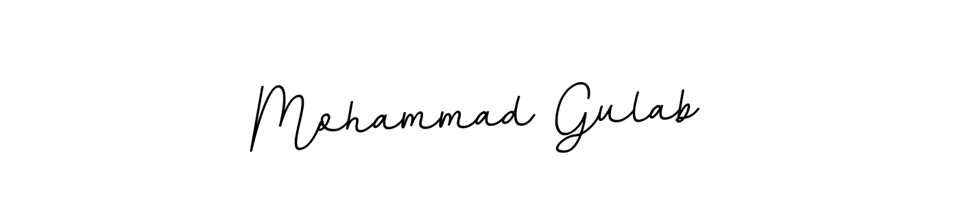 Design your own signature with our free online signature maker. With this signature software, you can create a handwritten (BallpointsItalic-DORy9) signature for name Mohammad Gulab. Mohammad Gulab signature style 11 images and pictures png