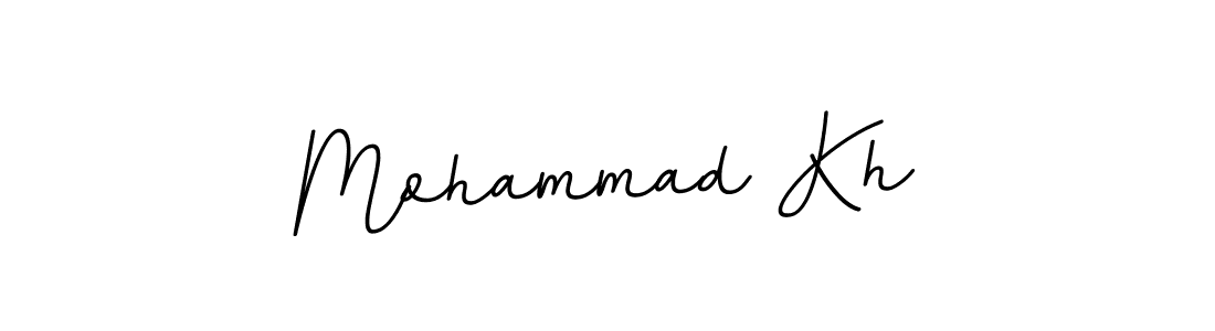 Use a signature maker to create a handwritten signature online. With this signature software, you can design (BallpointsItalic-DORy9) your own signature for name Mohammad Kh. Mohammad Kh signature style 11 images and pictures png