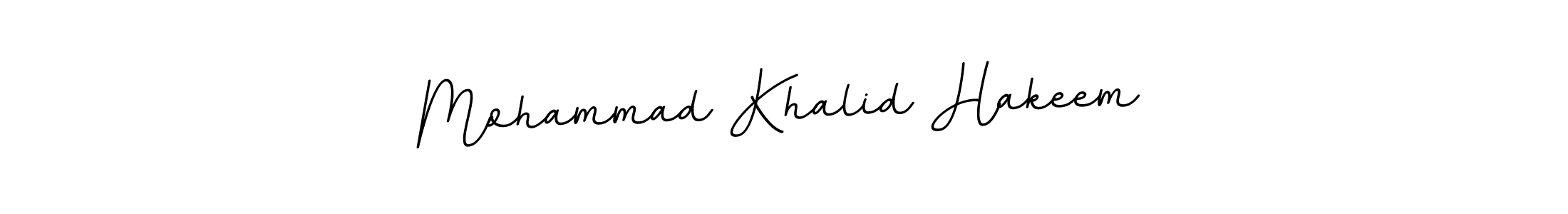 Make a beautiful signature design for name Mohammad Khalid Hakeem. With this signature (BallpointsItalic-DORy9) style, you can create a handwritten signature for free. Mohammad Khalid Hakeem signature style 11 images and pictures png