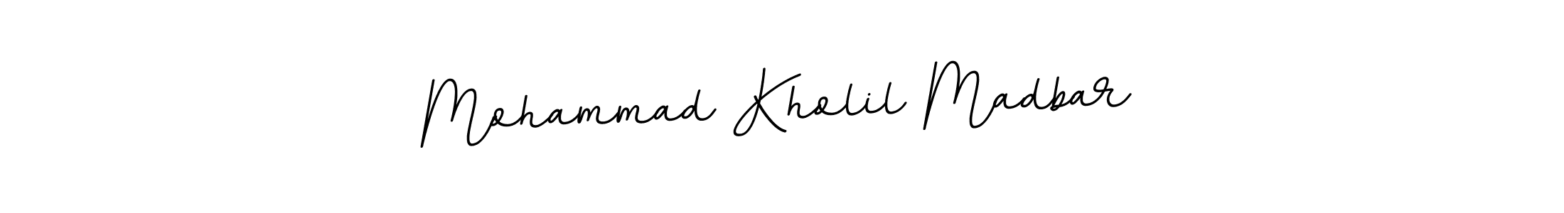 Also we have Mohammad Kholil Madbar name is the best signature style. Create professional handwritten signature collection using BallpointsItalic-DORy9 autograph style. Mohammad Kholil Madbar signature style 11 images and pictures png