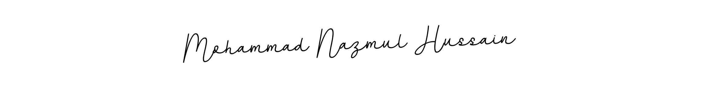 Use a signature maker to create a handwritten signature online. With this signature software, you can design (BallpointsItalic-DORy9) your own signature for name Mohammad Nazmul Hussain. Mohammad Nazmul Hussain signature style 11 images and pictures png