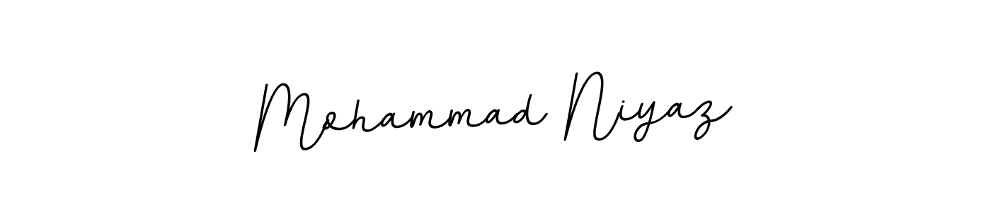 Make a beautiful signature design for name Mohammad Niyaz. With this signature (BallpointsItalic-DORy9) style, you can create a handwritten signature for free. Mohammad Niyaz signature style 11 images and pictures png