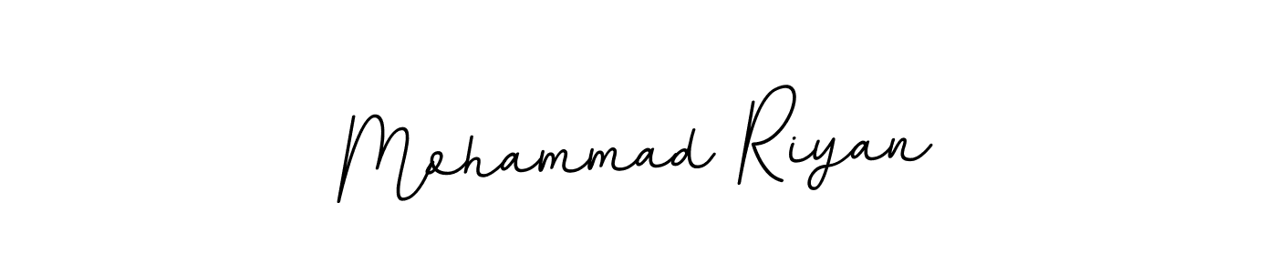 The best way (BallpointsItalic-DORy9) to make a short signature is to pick only two or three words in your name. The name Mohammad Riyan include a total of six letters. For converting this name. Mohammad Riyan signature style 11 images and pictures png
