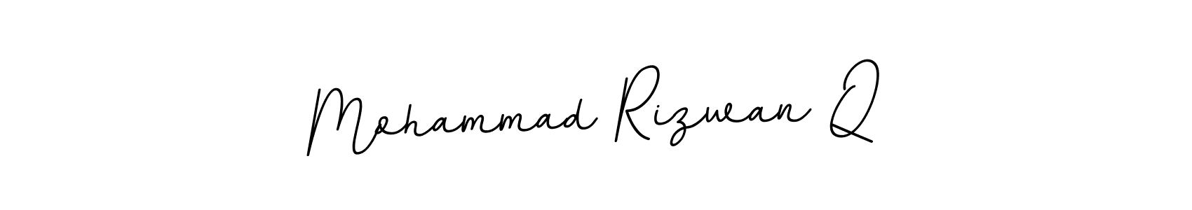 Mohammad Rizwan Q stylish signature style. Best Handwritten Sign (BallpointsItalic-DORy9) for my name. Handwritten Signature Collection Ideas for my name Mohammad Rizwan Q. Mohammad Rizwan Q signature style 11 images and pictures png
