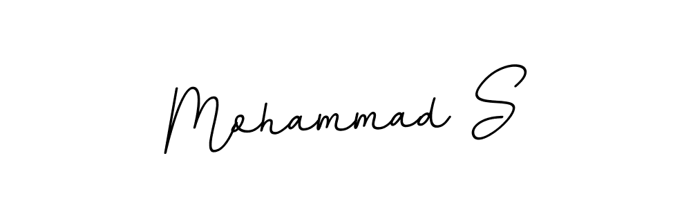 Design your own signature with our free online signature maker. With this signature software, you can create a handwritten (BallpointsItalic-DORy9) signature for name Mohammad S. Mohammad S signature style 11 images and pictures png