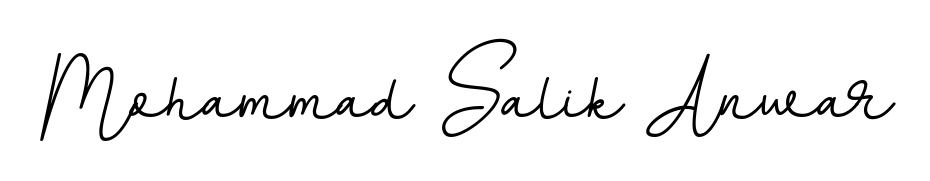 Looking for an artistic signature for Mohammad Salik Anwar? The BallpointsItalic-DORy9 calligraphy style gives a sophisticated flow suitable for business cards and emails. Mohammad Salik Anwar signature style 11 images and pictures png