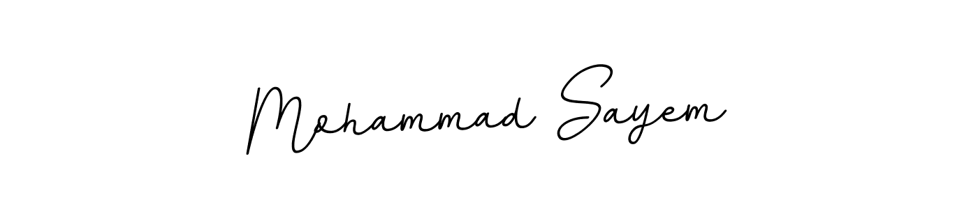 Make a beautiful signature design for name Mohammad Sayem. With this signature (BallpointsItalic-DORy9) style, you can create a handwritten signature for free. Mohammad Sayem signature style 11 images and pictures png