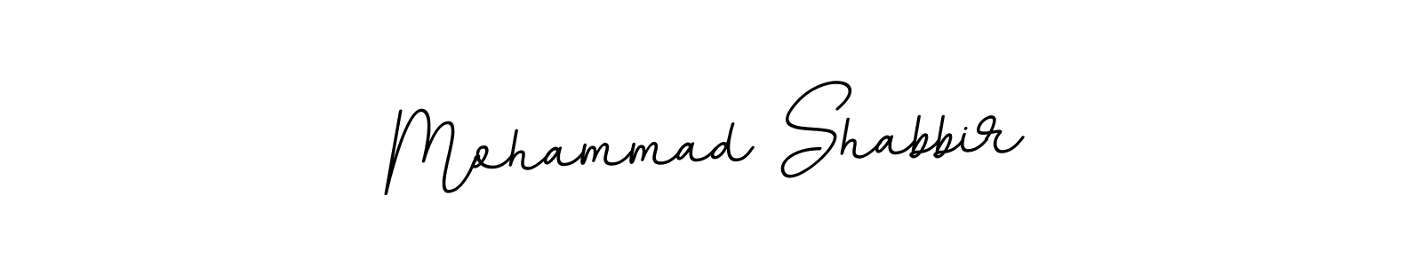 Create a beautiful signature design for name Mohammad Shabbir. With this signature (BallpointsItalic-DORy9) fonts, you can make a handwritten signature for free. Mohammad Shabbir signature style 11 images and pictures png