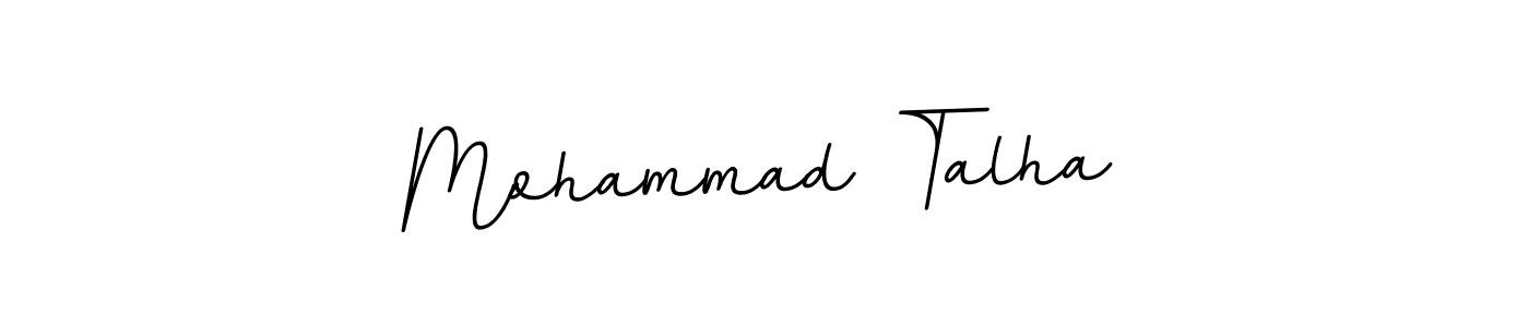 Design your own signature with our free online signature maker. With this signature software, you can create a handwritten (BallpointsItalic-DORy9) signature for name Mohammad Talha. Mohammad Talha signature style 11 images and pictures png