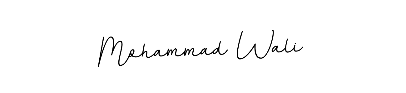 Design your own signature with our free online signature maker. With this signature software, you can create a handwritten (BallpointsItalic-DORy9) signature for name Mohammad Wali. Mohammad Wali signature style 11 images and pictures png