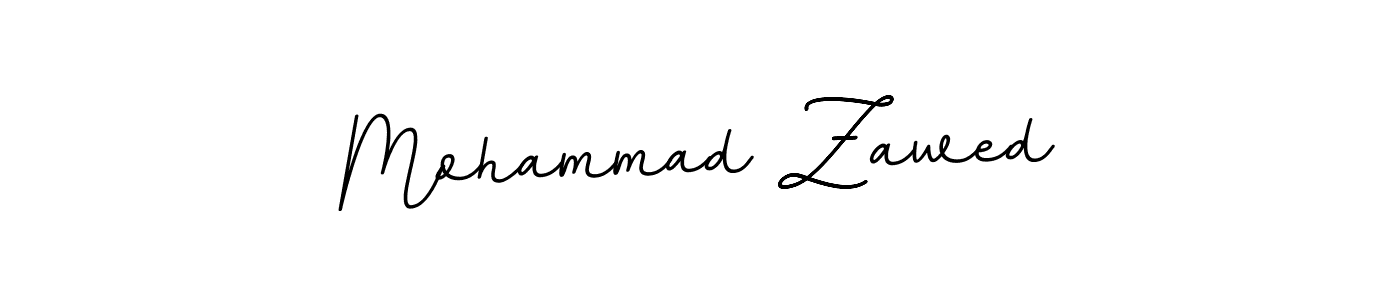 This is the best signature style for the Mohammad Zawed name. Also you like these signature font (BallpointsItalic-DORy9). Mix name signature. Mohammad Zawed signature style 11 images and pictures png