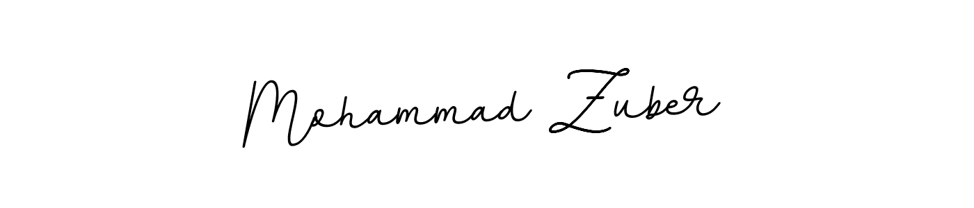 Use a signature maker to create a handwritten signature online. With this signature software, you can design (BallpointsItalic-DORy9) your own signature for name Mohammad Zuber. Mohammad Zuber signature style 11 images and pictures png