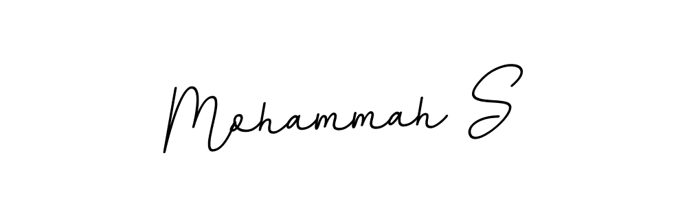 Make a beautiful signature design for name Mohammah S. Use this online signature maker to create a handwritten signature for free. Mohammah S signature style 11 images and pictures png