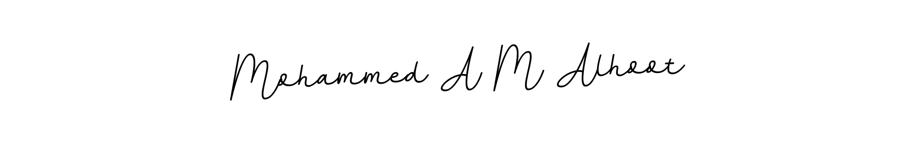 How to Draw Mohammed A M Alhoot signature style? BallpointsItalic-DORy9 is a latest design signature styles for name Mohammed A M Alhoot. Mohammed A M Alhoot signature style 11 images and pictures png