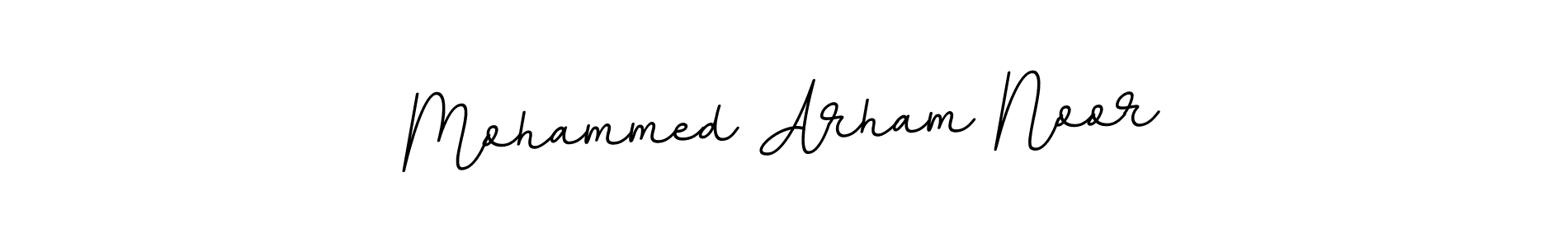This is the best signature style for the Mohammed Arham Noor name. Also you like these signature font (BallpointsItalic-DORy9). Mix name signature. Mohammed Arham Noor signature style 11 images and pictures png