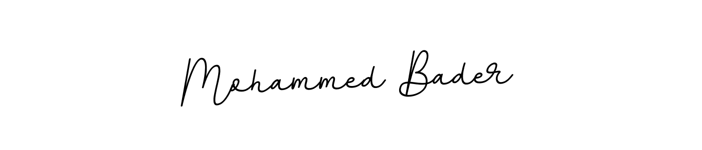 Make a beautiful signature design for name Mohammed Bader. Use this online signature maker to create a handwritten signature for free. Mohammed Bader signature style 11 images and pictures png
