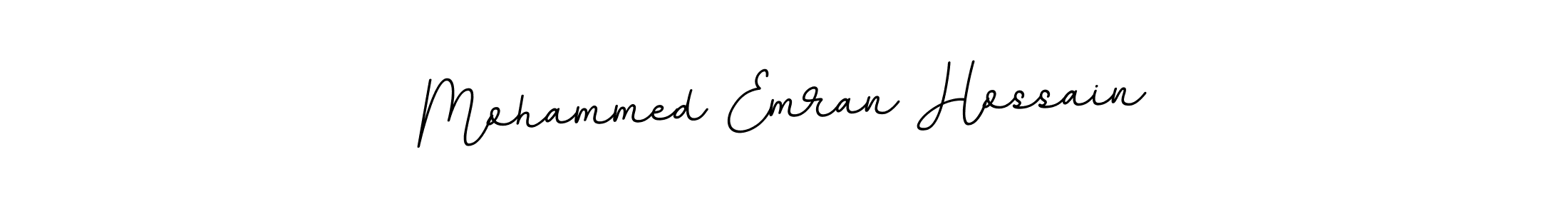 Design your own signature with our free online signature maker. With this signature software, you can create a handwritten (BallpointsItalic-DORy9) signature for name Mohammed Emran Hossain. Mohammed Emran Hossain signature style 11 images and pictures png