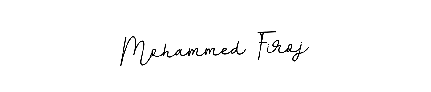 Use a signature maker to create a handwritten signature online. With this signature software, you can design (BallpointsItalic-DORy9) your own signature for name Mohammed Firoj. Mohammed Firoj signature style 11 images and pictures png