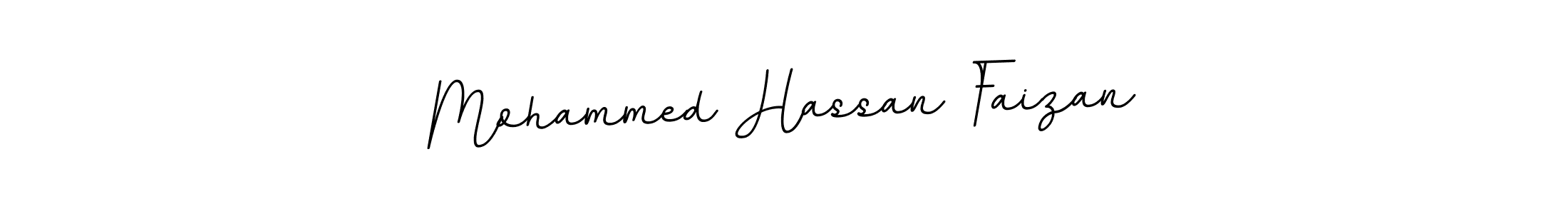 Use a signature maker to create a handwritten signature online. With this signature software, you can design (BallpointsItalic-DORy9) your own signature for name Mohammed Hassan Faizan. Mohammed Hassan Faizan signature style 11 images and pictures png