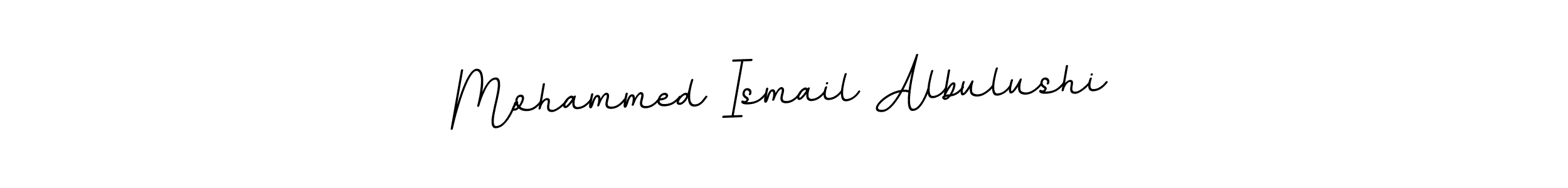 Create a beautiful signature design for name Mohammed Ismail Albulushi. With this signature (BallpointsItalic-DORy9) fonts, you can make a handwritten signature for free. Mohammed Ismail Albulushi signature style 11 images and pictures png