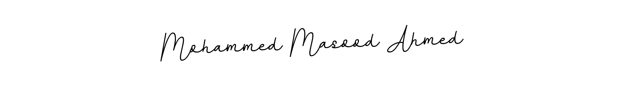 Make a beautiful signature design for name Mohammed Masood Ahmed. Use this online signature maker to create a handwritten signature for free. Mohammed Masood Ahmed signature style 11 images and pictures png