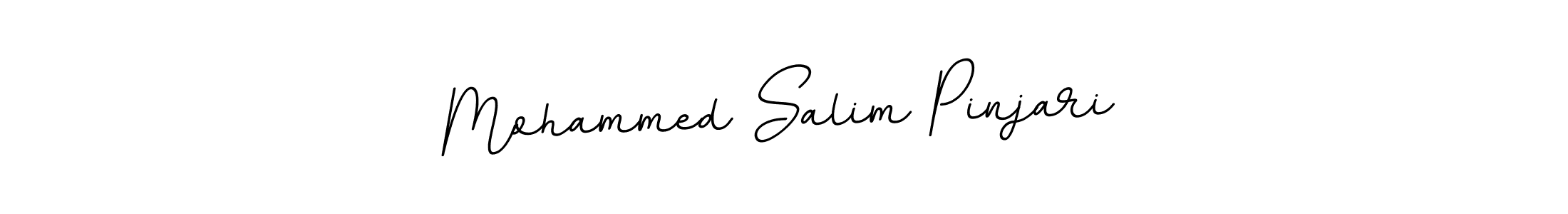Use a signature maker to create a handwritten signature online. With this signature software, you can design (BallpointsItalic-DORy9) your own signature for name Mohammed Salim Pinjari. Mohammed Salim Pinjari signature style 11 images and pictures png
