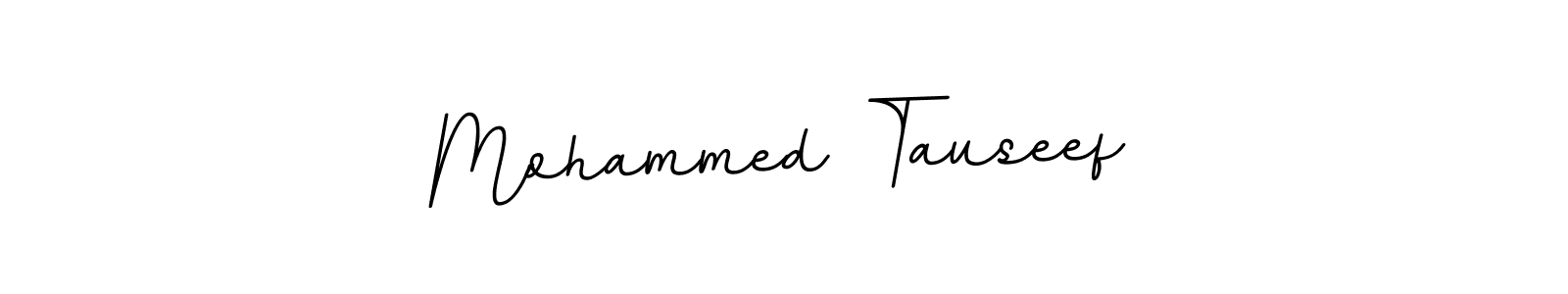 Design your own signature with our free online signature maker. With this signature software, you can create a handwritten (BallpointsItalic-DORy9) signature for name Mohammed Tauseef. Mohammed Tauseef signature style 11 images and pictures png