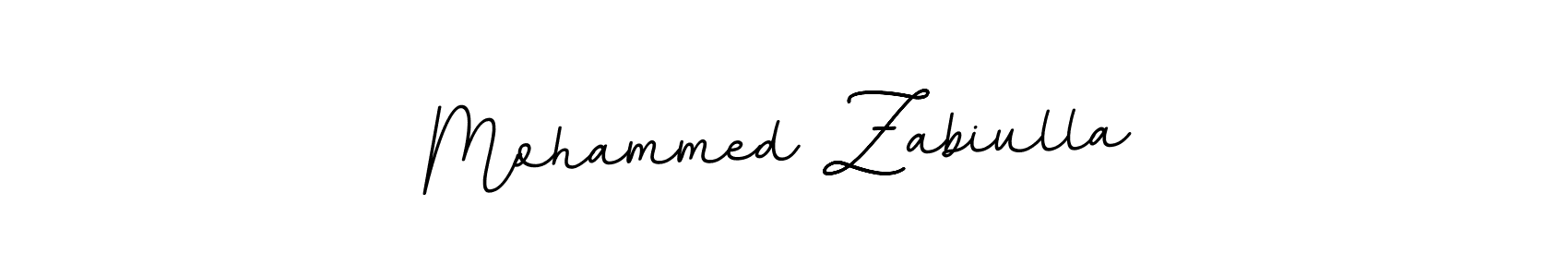 Design your own signature with our free online signature maker. With this signature software, you can create a handwritten (BallpointsItalic-DORy9) signature for name Mohammed Zabiulla. Mohammed Zabiulla signature style 11 images and pictures png