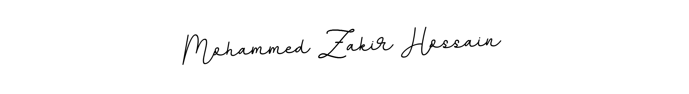 Make a beautiful signature design for name Mohammed Zakir Hossain. With this signature (BallpointsItalic-DORy9) style, you can create a handwritten signature for free. Mohammed Zakir Hossain signature style 11 images and pictures png