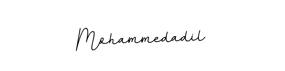 How to make Mohammedadil name signature. Use BallpointsItalic-DORy9 style for creating short signs online. This is the latest handwritten sign. Mohammedadil signature style 11 images and pictures png