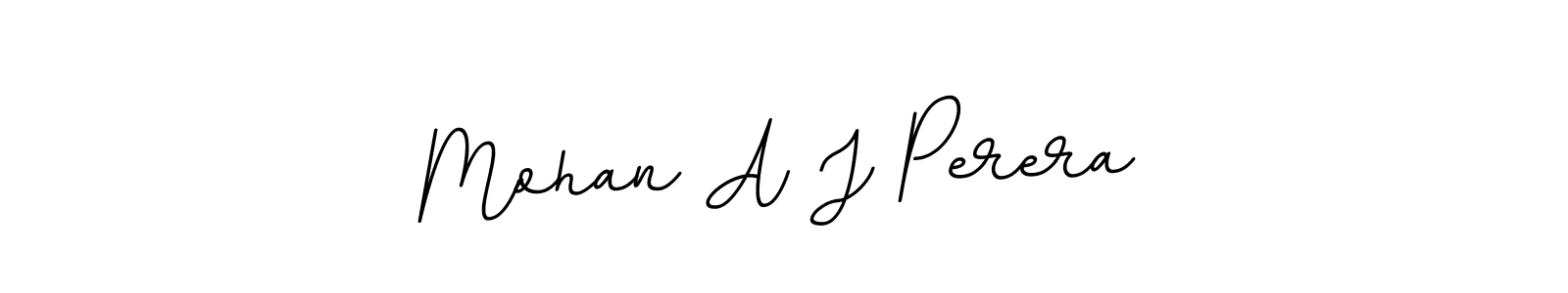 How to make Mohan A J Perera signature? BallpointsItalic-DORy9 is a professional autograph style. Create handwritten signature for Mohan A J Perera name. Mohan A J Perera signature style 11 images and pictures png