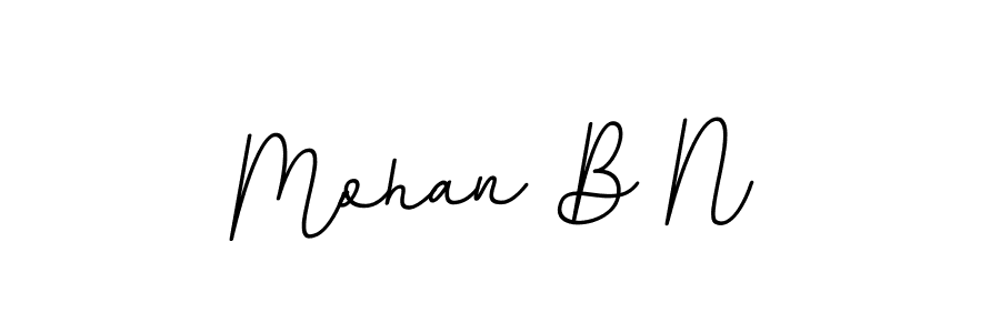 BallpointsItalic-DORy9 is a professional signature style that is perfect for those who want to add a touch of class to their signature. It is also a great choice for those who want to make their signature more unique. Get Mohan B N name to fancy signature for free. Mohan B N signature style 11 images and pictures png