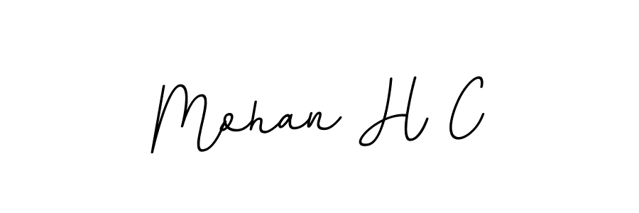 Make a beautiful signature design for name Mohan H C. Use this online signature maker to create a handwritten signature for free. Mohan H C signature style 11 images and pictures png