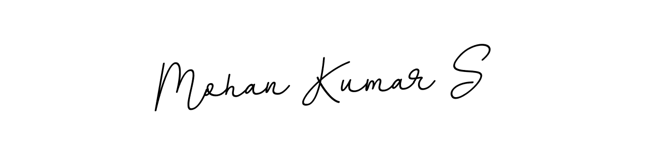 Design your own signature with our free online signature maker. With this signature software, you can create a handwritten (BallpointsItalic-DORy9) signature for name Mohan Kumar S. Mohan Kumar S signature style 11 images and pictures png