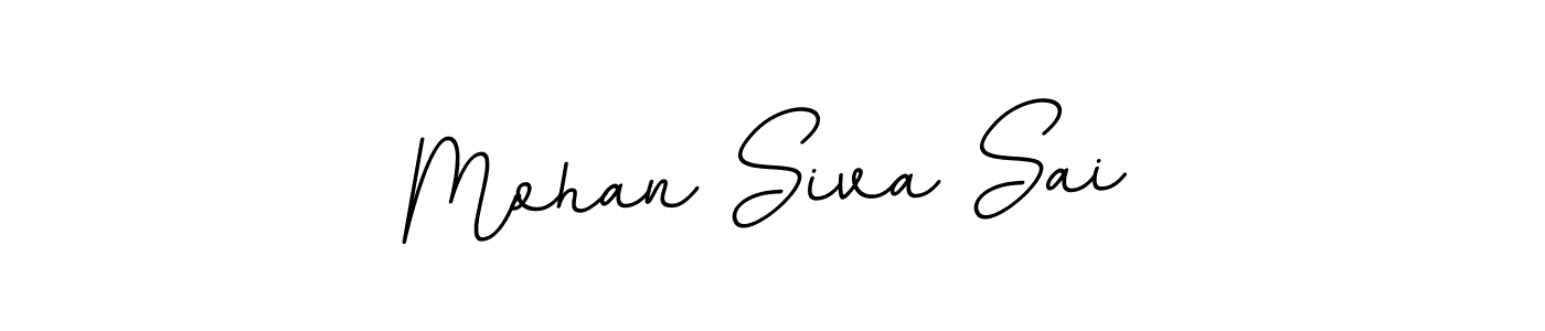 The best way (BallpointsItalic-DORy9) to make a short signature is to pick only two or three words in your name. The name Mohan Siva Sai include a total of six letters. For converting this name. Mohan Siva Sai signature style 11 images and pictures png