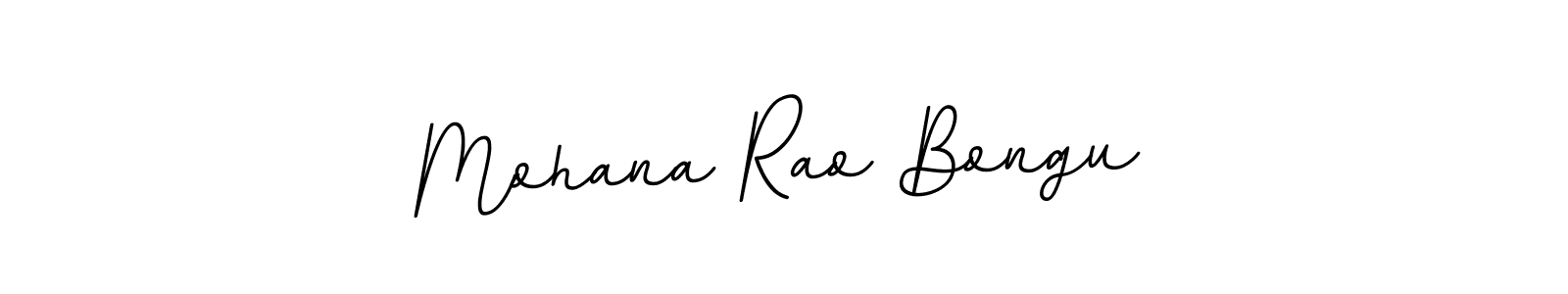 The best way (BallpointsItalic-DORy9) to make a short signature is to pick only two or three words in your name. The name Mohana Rao Bongu include a total of six letters. For converting this name. Mohana Rao Bongu signature style 11 images and pictures png