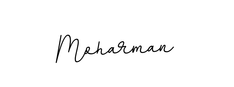 Make a beautiful signature design for name Moharman. With this signature (BallpointsItalic-DORy9) style, you can create a handwritten signature for free. Moharman signature style 11 images and pictures png