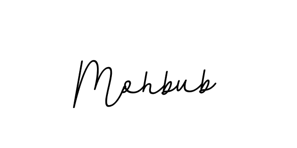 Create a beautiful signature design for name Mohbub. With this signature (BallpointsItalic-DORy9) fonts, you can make a handwritten signature for free. Mohbub signature style 11 images and pictures png