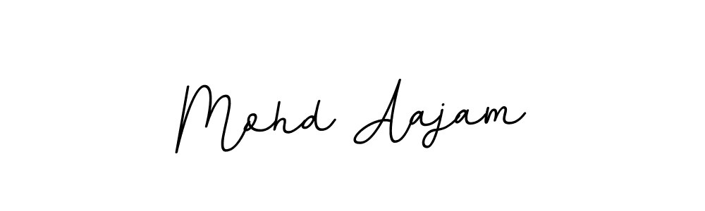 Use a signature maker to create a handwritten signature online. With this signature software, you can design (BallpointsItalic-DORy9) your own signature for name Mohd Aajam. Mohd Aajam signature style 11 images and pictures png