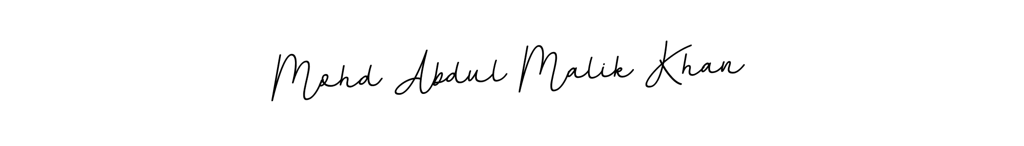 Design your own signature with our free online signature maker. With this signature software, you can create a handwritten (BallpointsItalic-DORy9) signature for name Mohd Abdul Malik Khan. Mohd Abdul Malik Khan signature style 11 images and pictures png